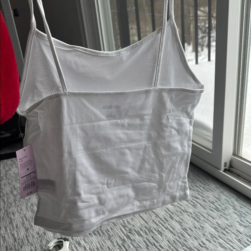 10 PACK Wild Fable Classic White Cotton Camisole Tank Top - Picture 3 of 4